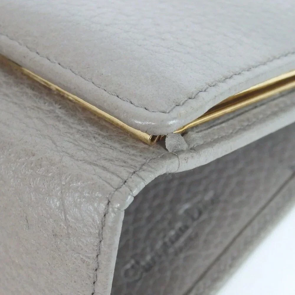 Authentic Christian Dior wallet leather [Used]